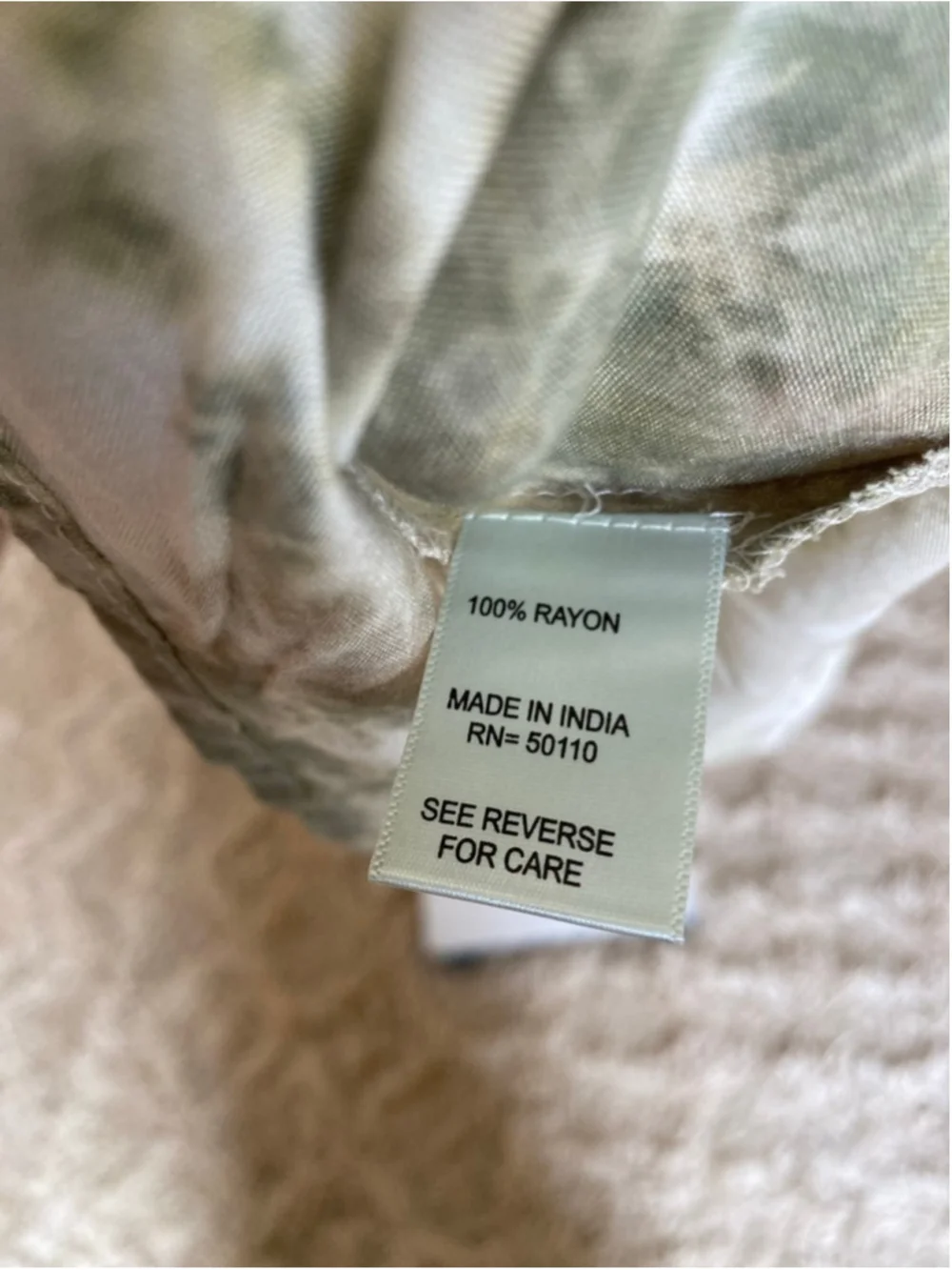 Feathers Olive Tie Dye Boho Mini Dress Flowy Romantic Cottagecore Festival Flowy